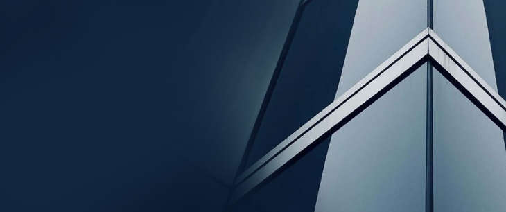 Abstract modern finance building windows