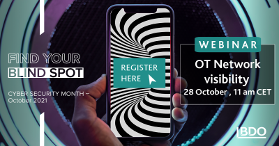 Cyber Security Month 2021 Webinar advert