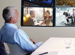 Man sitting in office