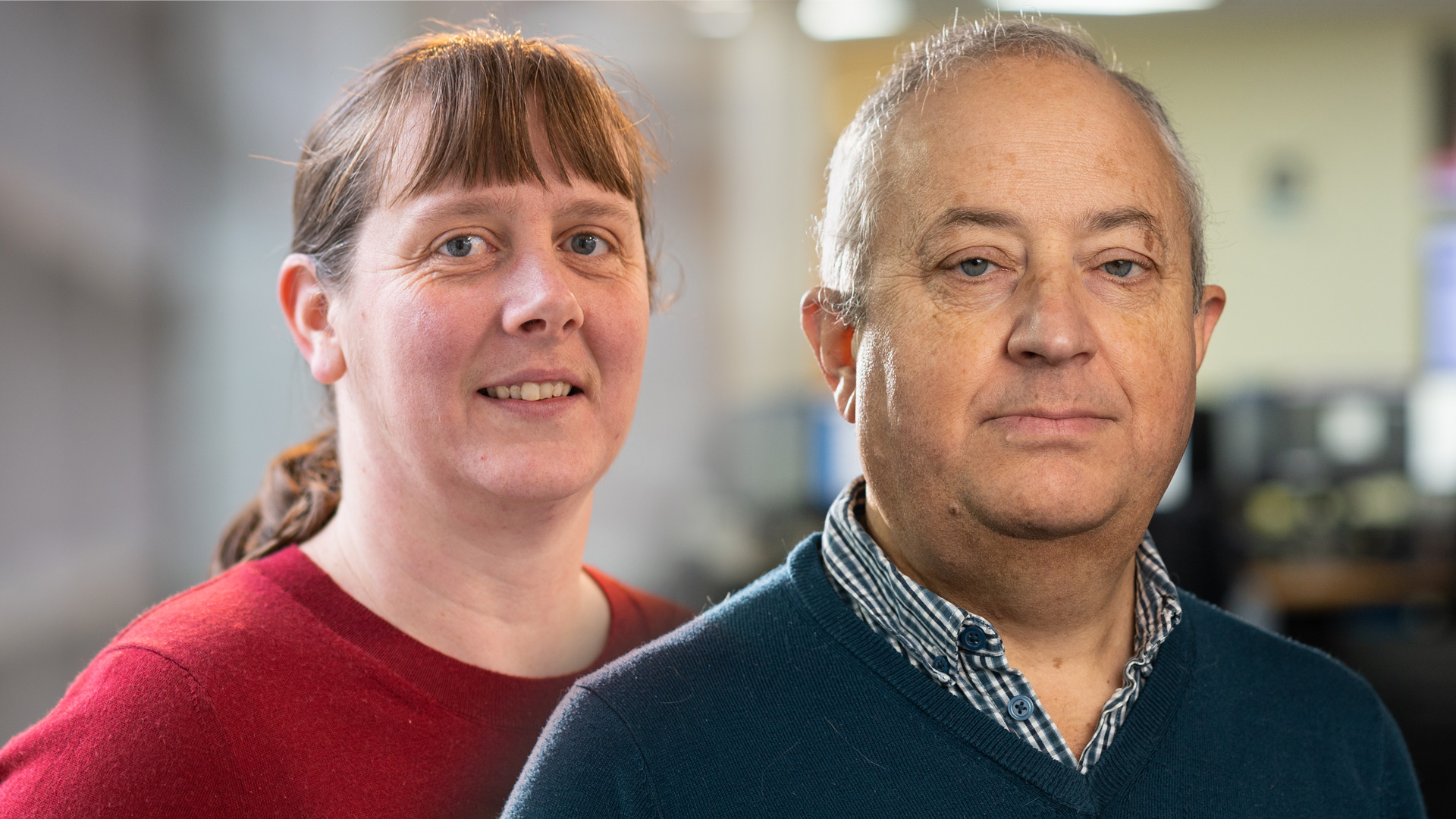 A photo of Biance Loshe and Andrew Gowlett