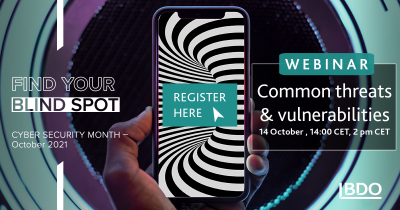 Cyber Security Webinar Advert