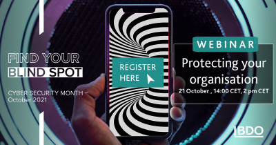 Cyber Security Month 2021 Webinar advert