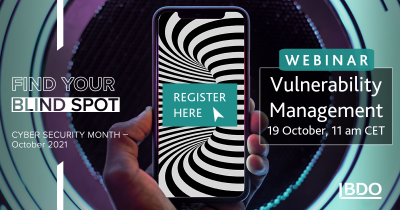 Cyber Security Month 2021 Webinar advert